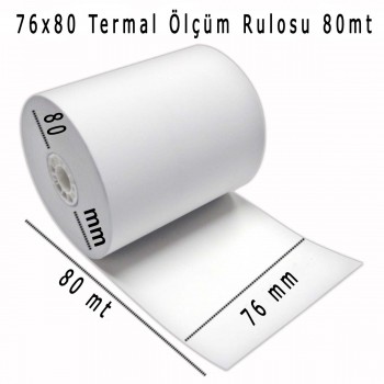 76mm Genişlik Termal Pos Rulosu