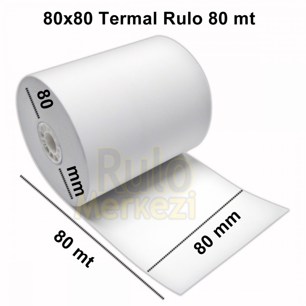 80X80 METRE TERMAL ADİSYON RULOSU 10'LU PAKET