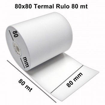 80mm Genişlik Termal Pos Rulosu