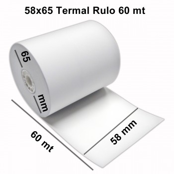 58mm Genişlik Termal Pos Rulosu