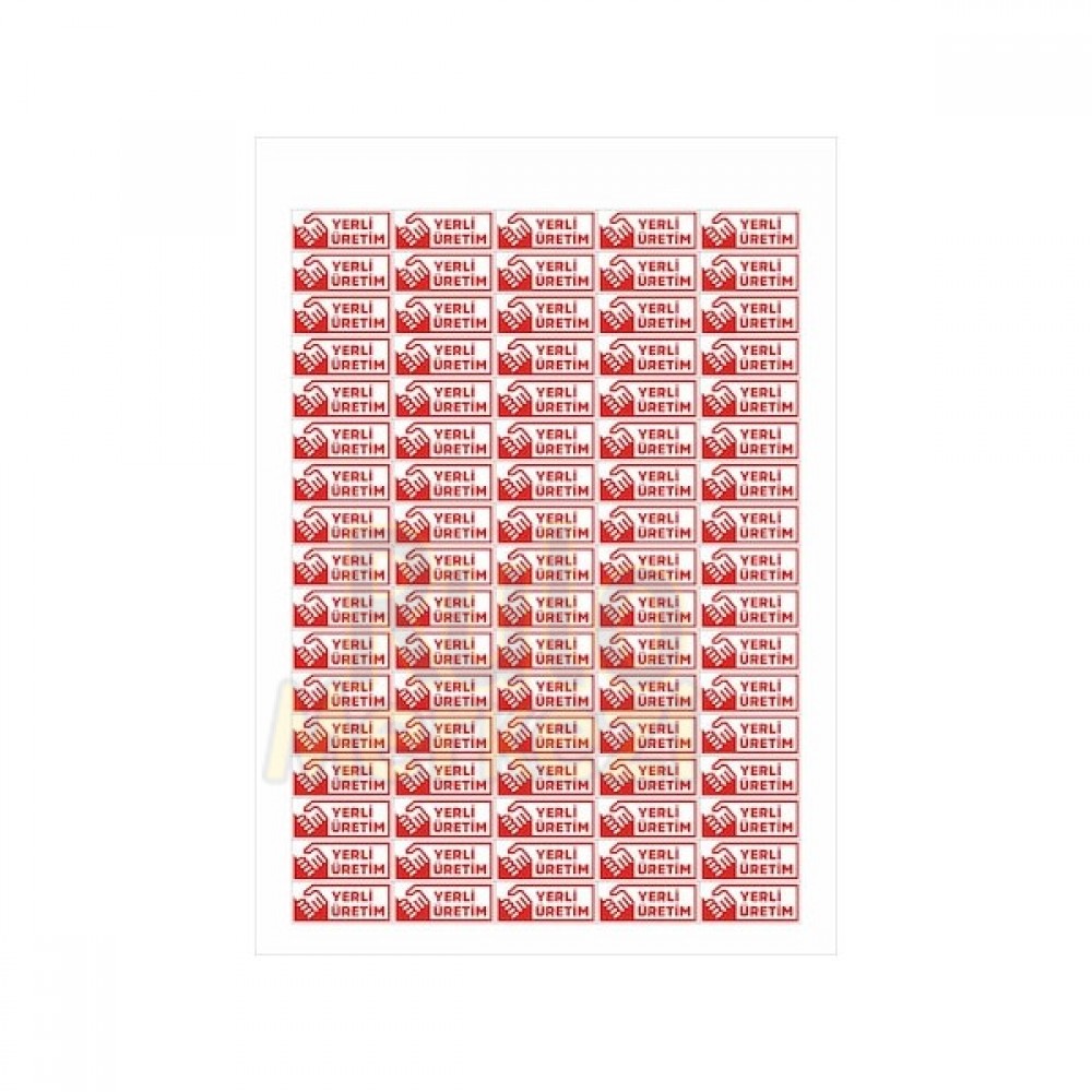 30X12 YY 5'Lİ 5000'Lİ  YERLİ ÜRETİM BARKOD ETİKETİ